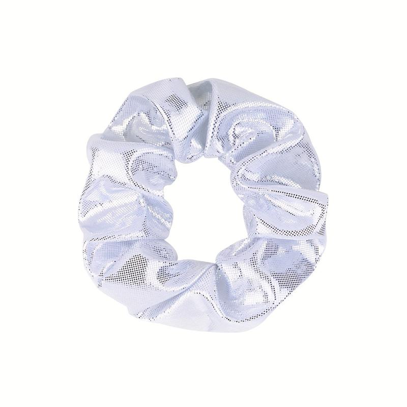 6pcs Large Satin Glitter Scrunchie Hair Ties