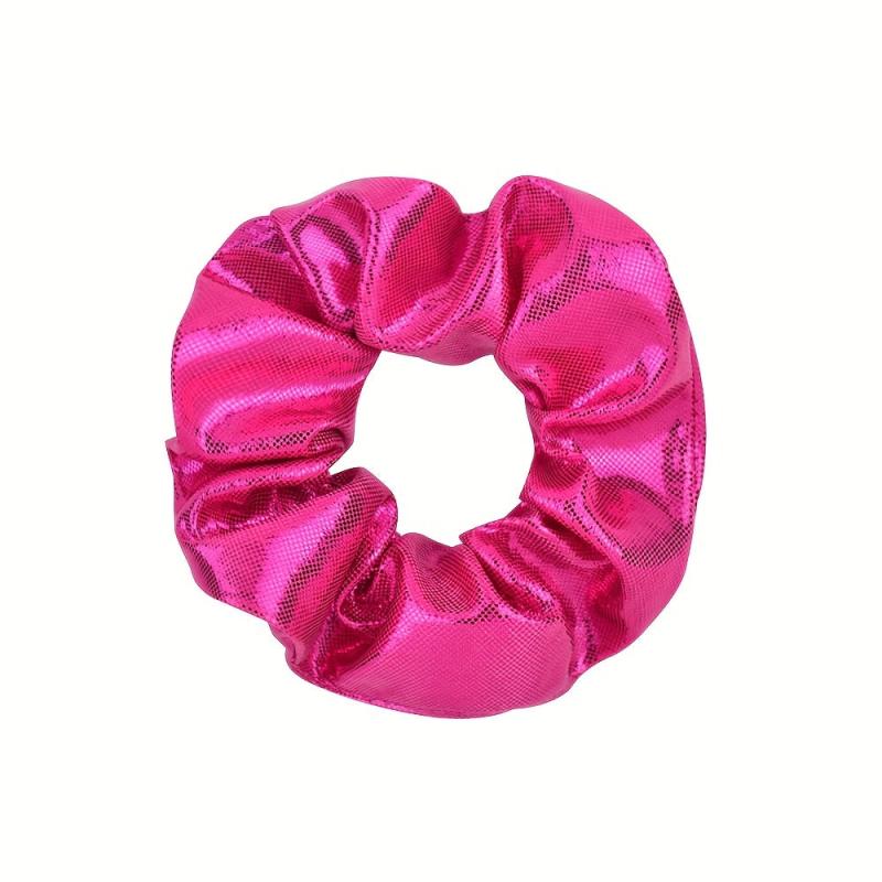 6pcs Large Satin Glitter Scrunchie Hair Ties