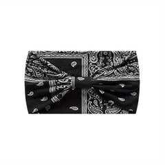 Leopard Print Paisley Pattern Headband Seamless Sports Headband