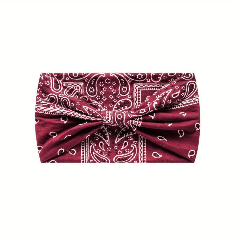 Leopard Print Paisley Pattern Headband Seamless Sports Headband