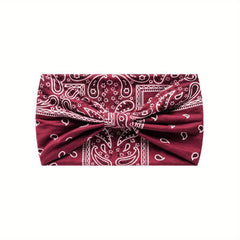 Leopard Print Paisley Pattern Headband Seamless Sports Headband