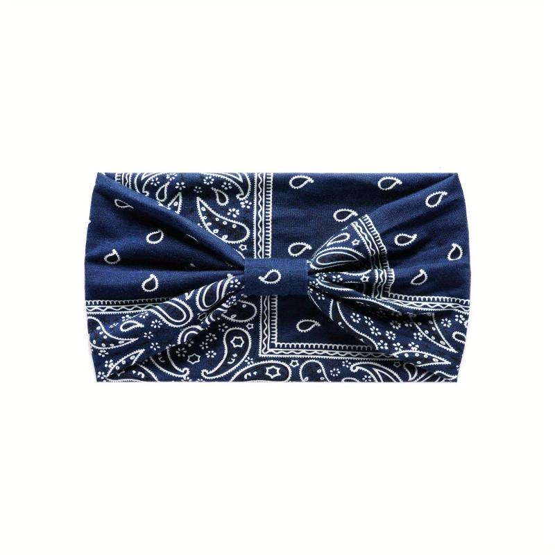 Leopard Print Paisley Pattern Headband Seamless Sports Headband