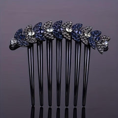 Wheat Shape Rhinestone Hair Comb Insert Hair Headdress