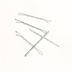 50pcs Silvery Long Bobby Pins for Thick Hair