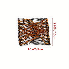 Retro Style Beaded Hair Comb Hairpin for Women