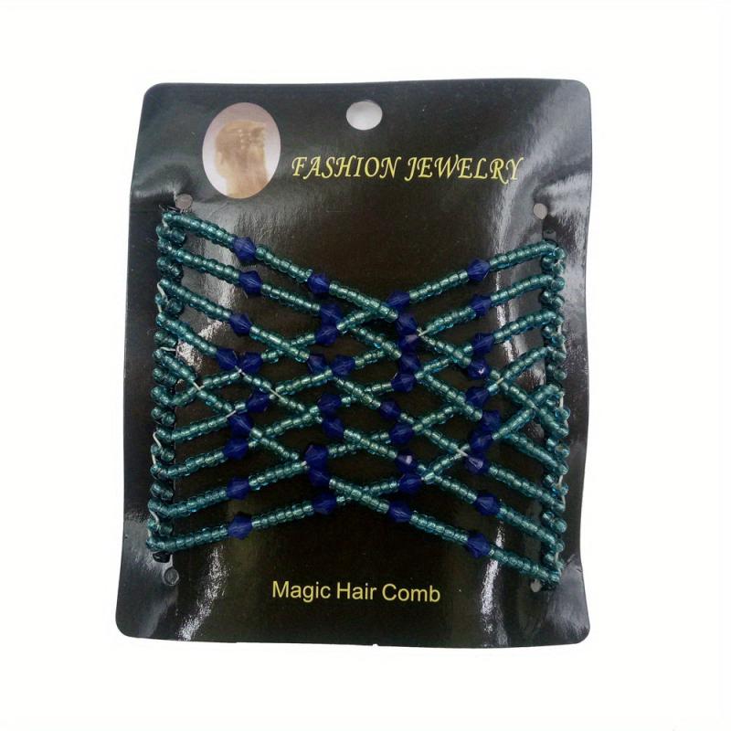 Retro Style Beaded Hair Comb Hairpin for Women