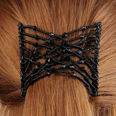 Retro Style Beaded Hair Comb Hairpin for Women