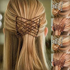 Retro Style Beaded Hair Comb Hairpin for Women