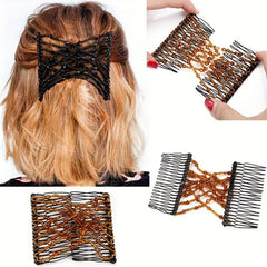 Retro Style Beaded Hair Comb Hairpin for Women