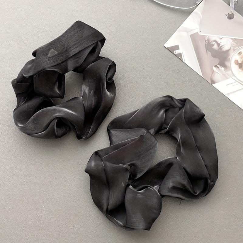 Organza Scrunchies Hair Rope Ponytail Holder