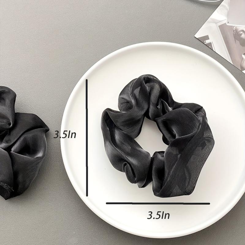 Organza Scrunchies Hair Rope Ponytail Holder