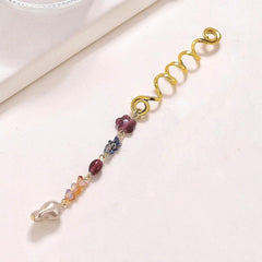Crystal Tassels Hair Ring Jewelry Braids Pendant Dreadlock Accessories