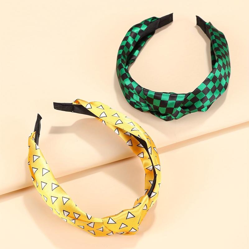 4pcs Cross Knotted Hair Hoop Hair Accessories For Cosplay Party