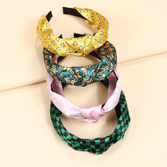 4pcs Cross Knotted Hair Hoop Hair Accessories For Cosplay Party