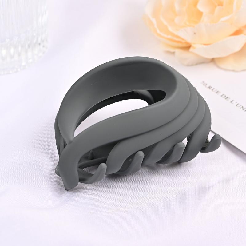 Matte Acrylic Hair Claw for Twisted Back Hair