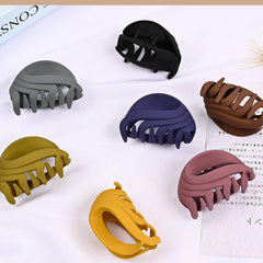 Matte Acrylic Hair Claw for Twisted Back Hair