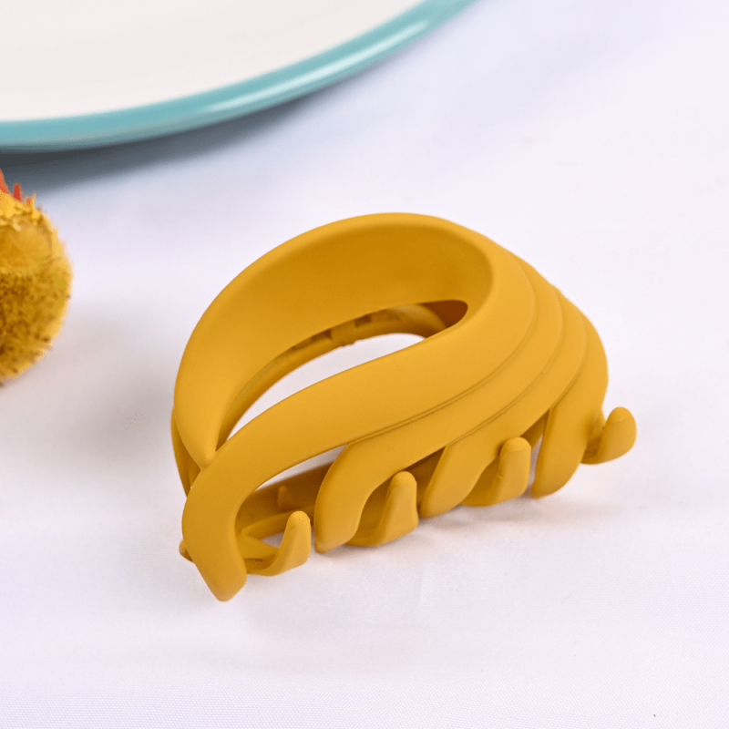Matte Acrylic Hair Claw for Twisted Back Hair