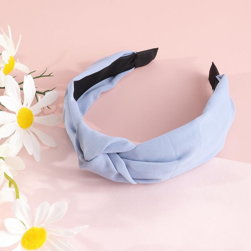 3pcs Plaid Printed Headband Vintage Sweet Hair Accessories