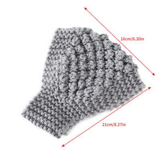 Winter Warm Knit Hairband Women's Woolen Solid Headbands Vintage Headwear