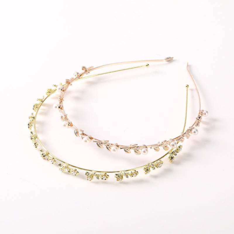 Champagne Crystal Bridal Headpiece Sparkly Greek Goddess Crown