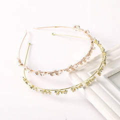 Champagne Crystal Bridal Headpiece Sparkly Greek Goddess Crown