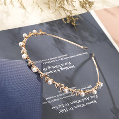 Champagne Crystal Bridal Headpiece Sparkly Greek Goddess Crown