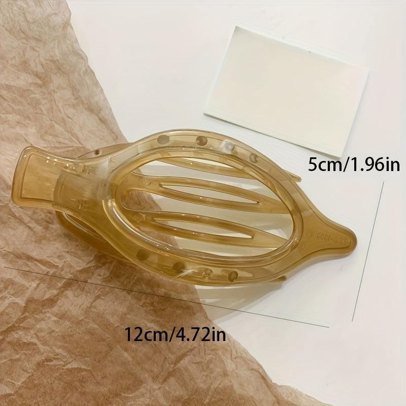 Acrylic Hair Claw Clip Strong Hold Grip Hair Jaw Clip For Thick Hair
