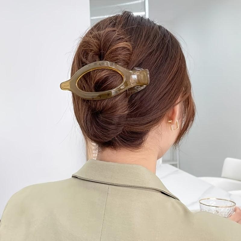 Acrylic Hair Claw Clip Strong Hold Grip Hair Jaw Clip For Thick Hair