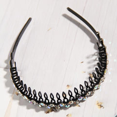 Wave Rhinestone Headbands Women Girls Ladies Hair Hoop