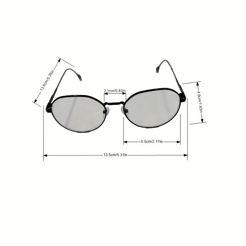 Round Anti Light Glasses For Women Men Students