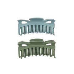 2pcs Acrylic Jaw Clamp Hair Claw Accessory For Updos French Twists