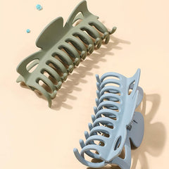 2pcs Acrylic Jaw Clamp Hair Claw Accessory For Updos French Twists