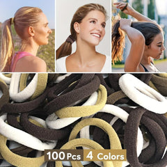 High Elasticity Hair Binding Rope Female Hair Tie Large Hair Elastics