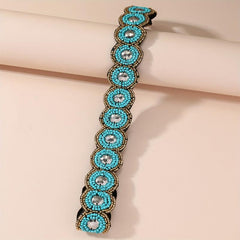 Bohemian Beaded Nail Beads Hand Sewing Beads Rhinestone Hairband