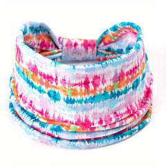 Bohemian Tie Dye Rhombus Pattern Headband Knotted Headband