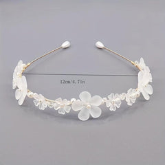 Pearl Flower Headband for Girls Women Hair Accessories