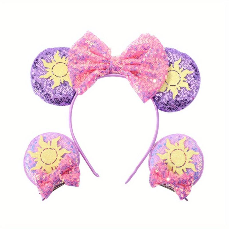 Sequin Mouse Ears Headband Hair Accessories for Women