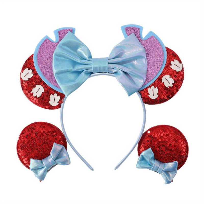 Sequin Mouse Ears Headband Hair Accessories for Women