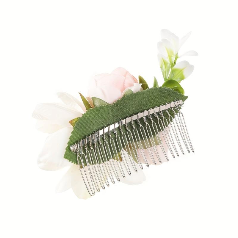 Large Flower Hair Comb Insert Comb Non-slip Hair Accessory