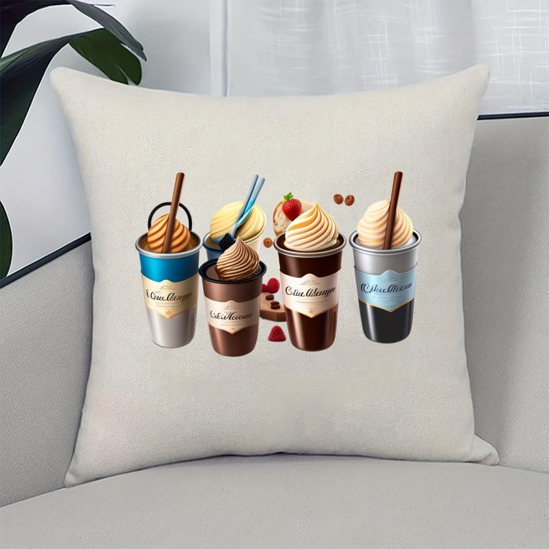 Ice Cream Patches Iron On Sublimation Stickers DIY T Shirt Mask Jeans Backpack