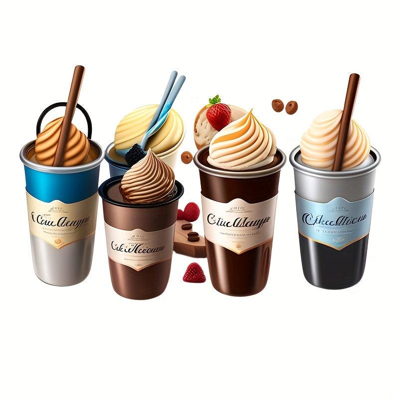 Ice Cream Patches Iron On Sublimation Stickers DIY T Shirt Mask Jeans Backpack
