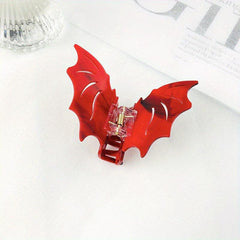 Halloween Bat Wing Shark Claw Hair Claw Women G