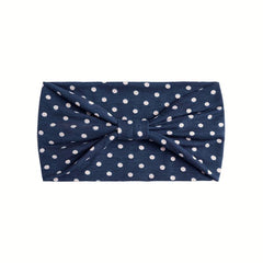 Polka Dot Wide Brim Headband Elastic Hairband Bundle