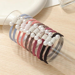 10pcs Hair Rope Rubber Band Head Rope Hair Ring Headdress