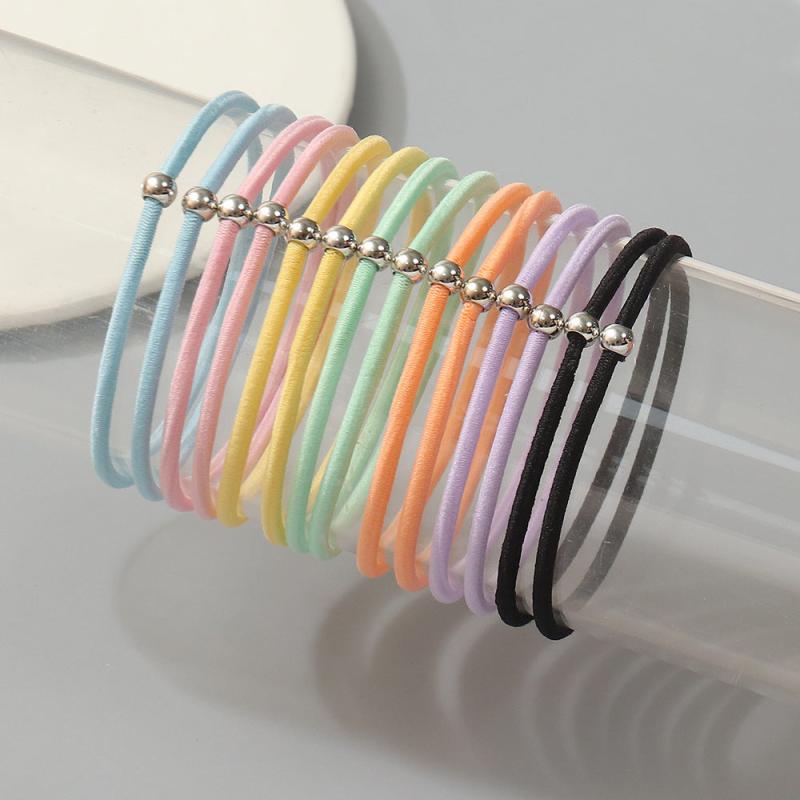 10pcs Hair Rope Rubber Band Head Rope Hair Ring Headdress