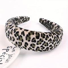 Leopard Prints Headband Y2K Style Hair Accessories