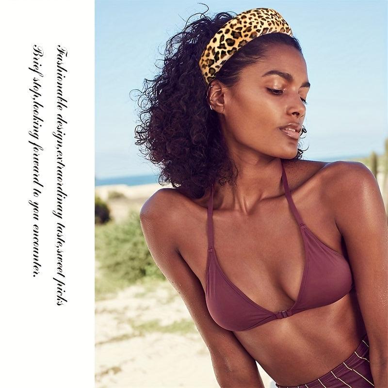 Leopard Prints Headband Y2K Style Hair Accessories