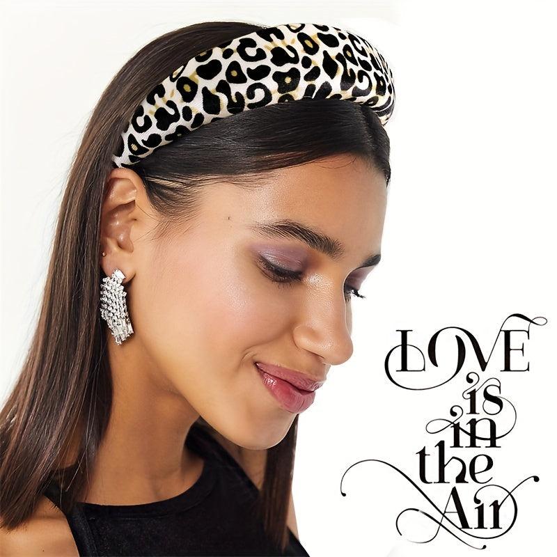 Leopard Prints Headband Y2K Style Hair Accessories