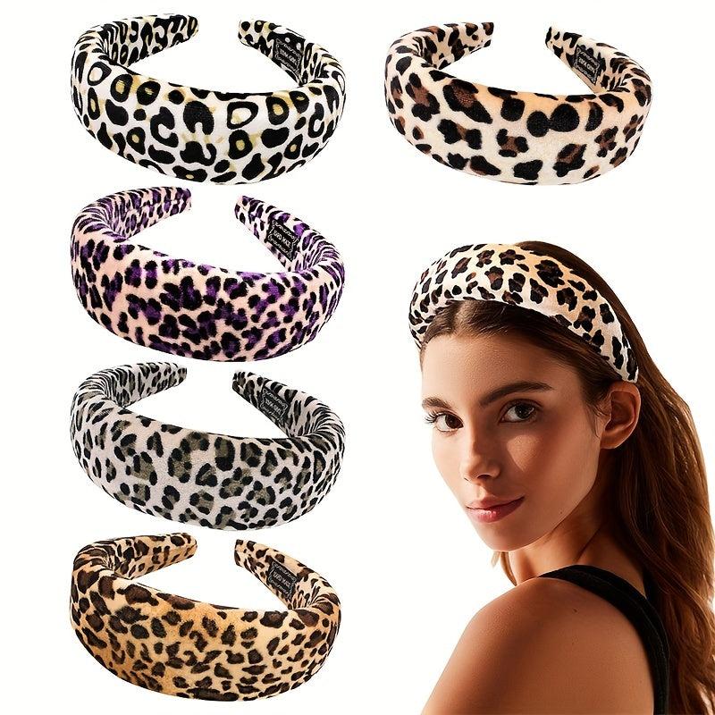 Leopard Prints Headband Y2K Style Hair Accessories