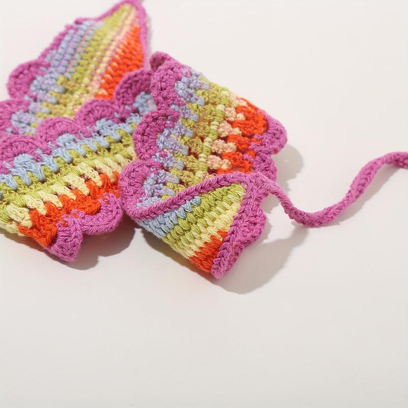 Rainbow Hollow Crocheted Headband Hair Accessories